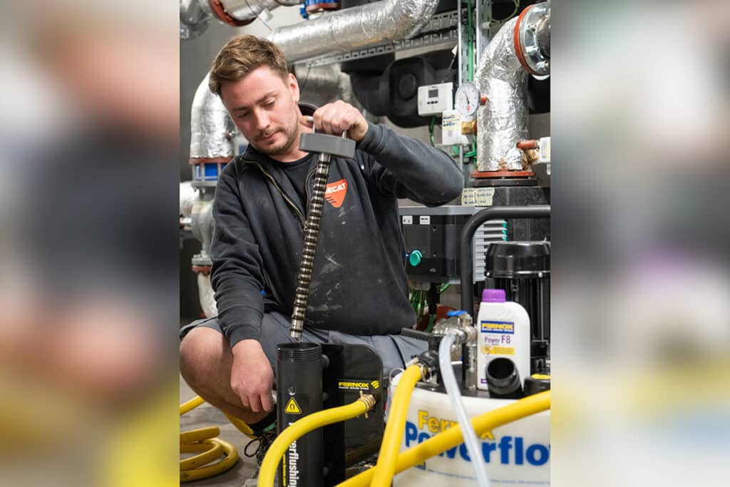Traitement chimique de l'eau et filtre magnétique garantissent la fiabilité des pompes à chaleur dans un nouveau quartier gantois 1
