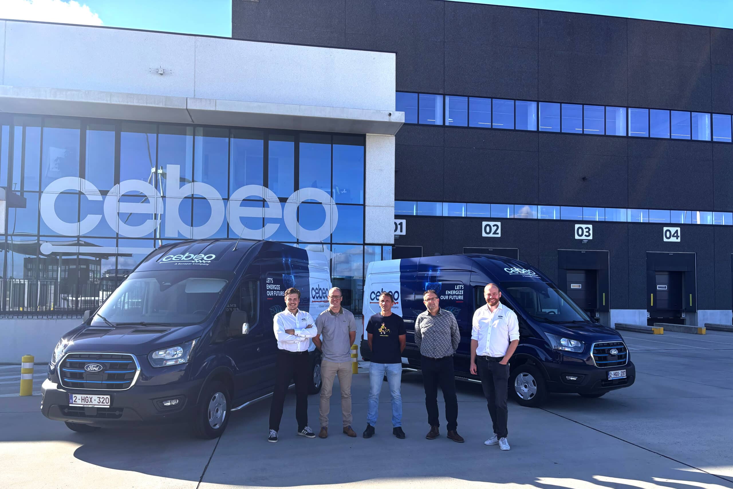 Cebeo met en service ses premières camionnettes électriques : deux Ford E-Transits renforcent la flotte 12