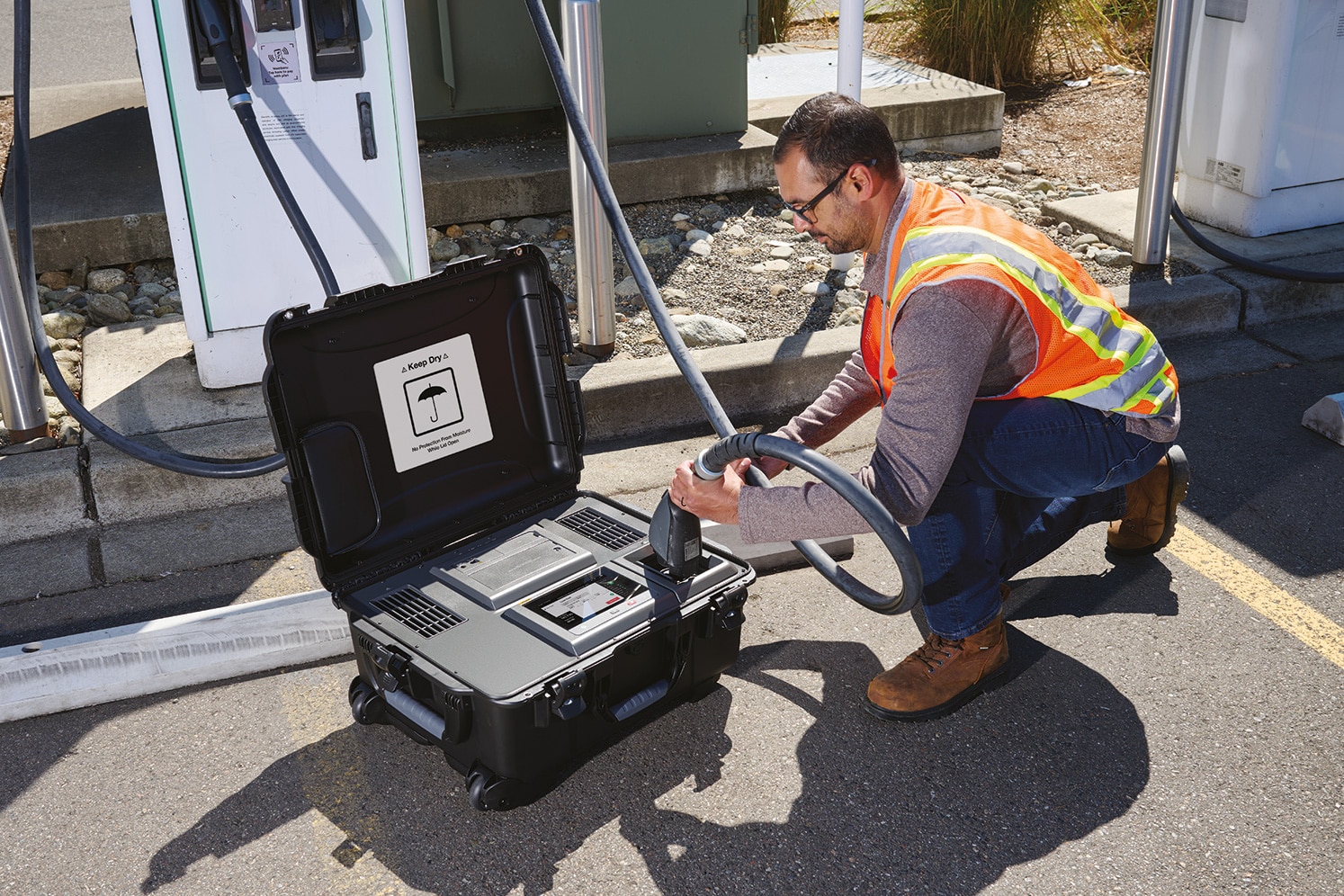 Analyseur Fluke pour bornes de recharge rapide CC 12