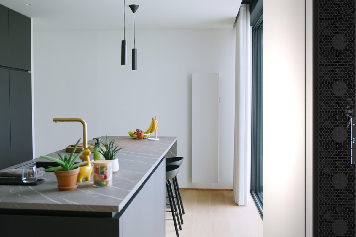 Jaga lance Vertilina Hybrid : un radiateur design vertical qui réunit confort, style et efficacité énergétique en harmonie avec chaque intérieur 10