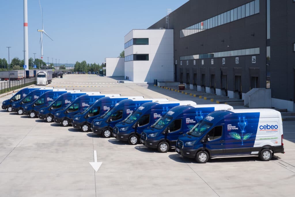 Cebeo continue d'étendre sa flotte électrique à 10 camionnettes 1