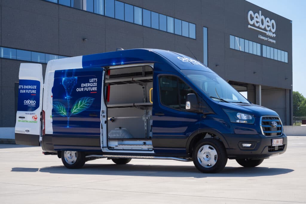 Cebeo continue d'étendre sa flotte électrique à 10 camionnettes 2