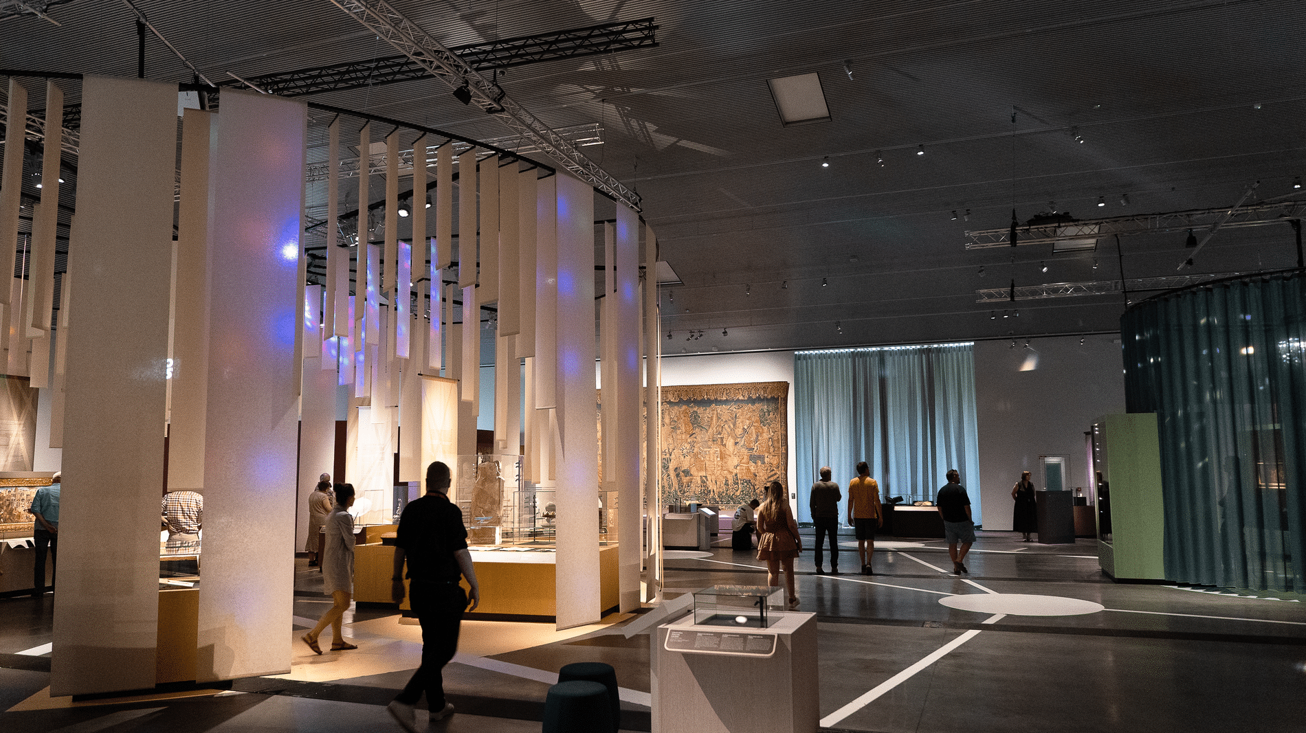 Géothermie et accumulation de glace assurent un climat intérieur idéal pour les œuvres d'art et les visiteurs de BRUSK Bruges 1